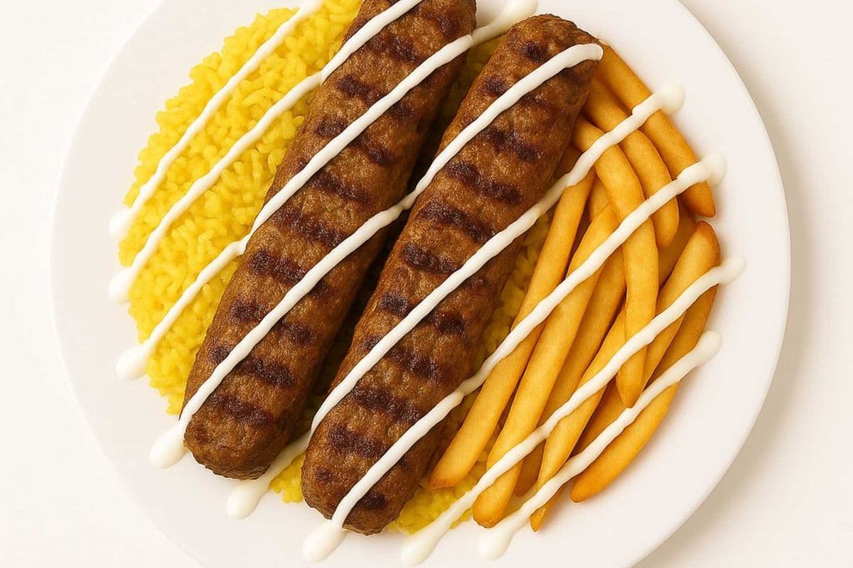 Alley Seekh Kabab on Half and Half