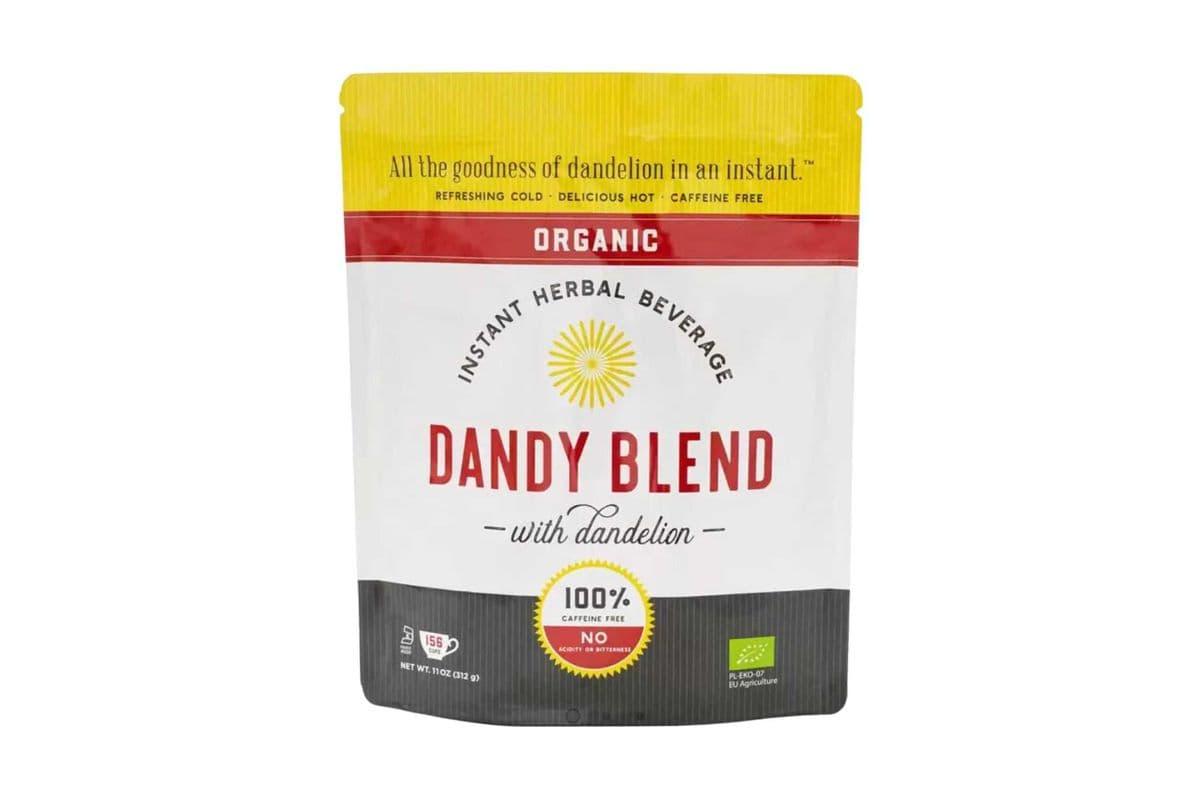 DANDY BLEND INSTANT HERBAL BEVERAGE, 100 G, ORGANIC, GLUTEN FREE, SUGAR FREE, DAIRY FREE, CAFFEINE FREE (100 g)