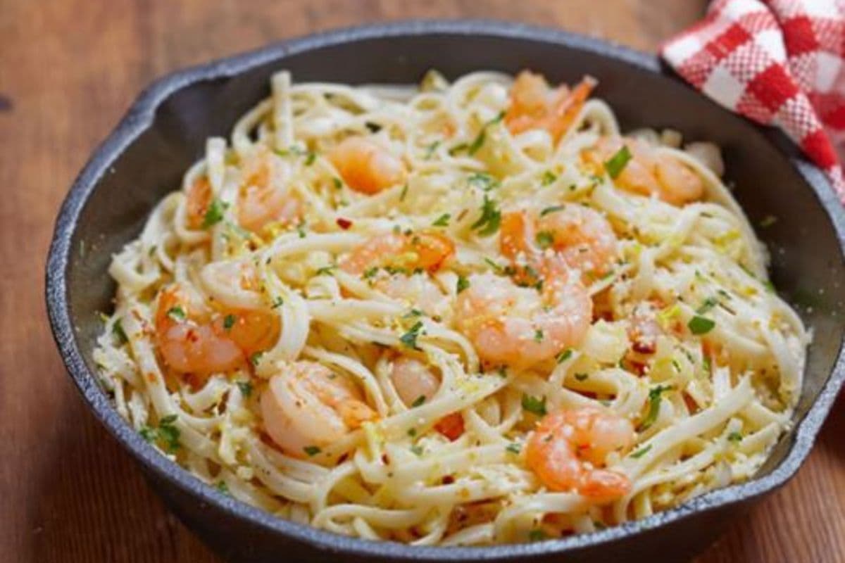 High-End Shrimp Scampi