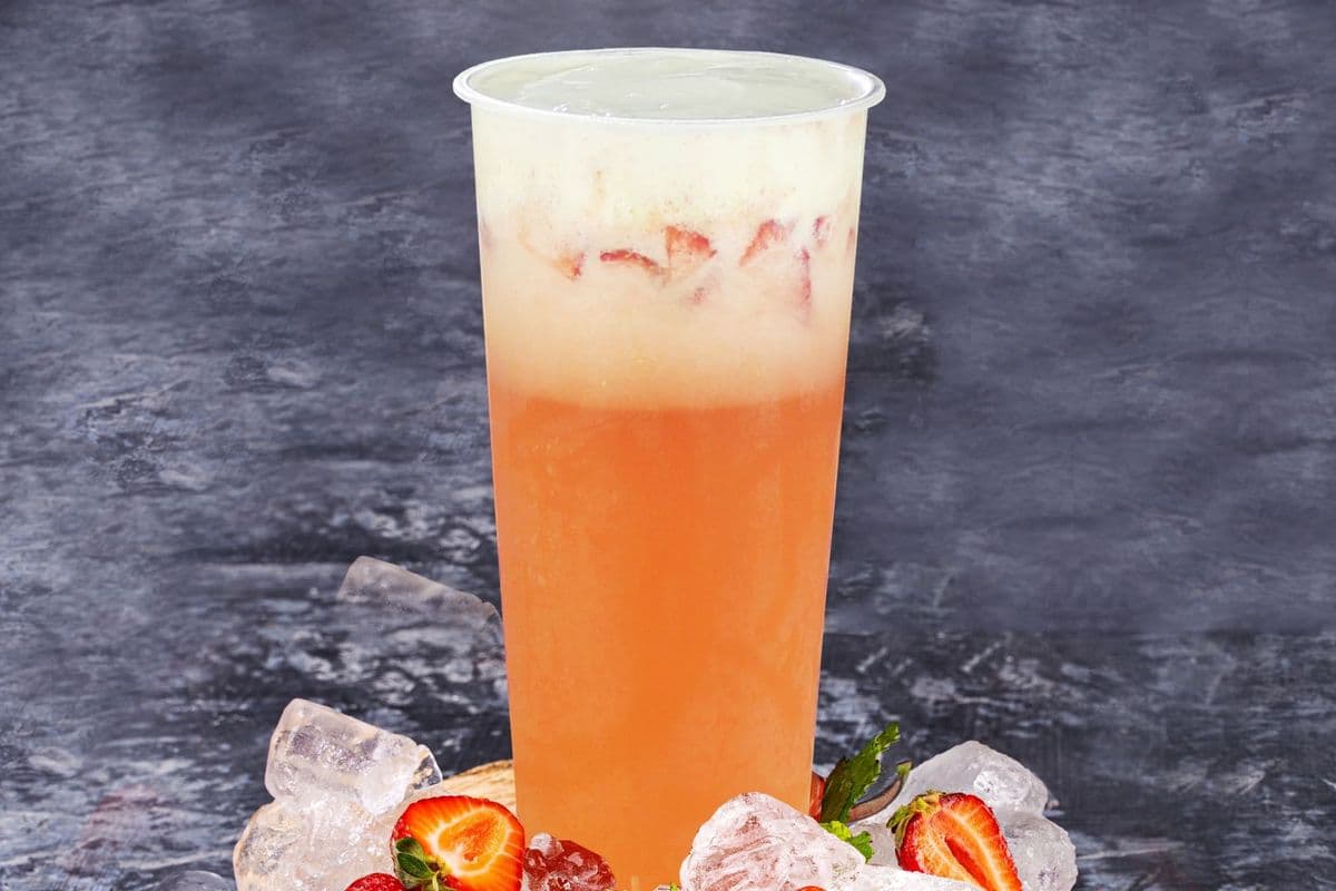 S19.Cheese Mango Strawberry Slush