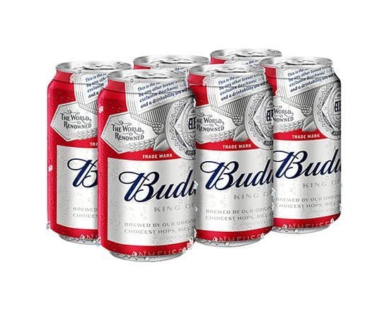 BUDWEISER 6 CAN (6 x 355ml)