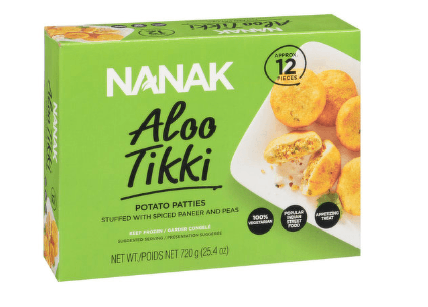 Nanak Frozen Aloo Tikki (720g)