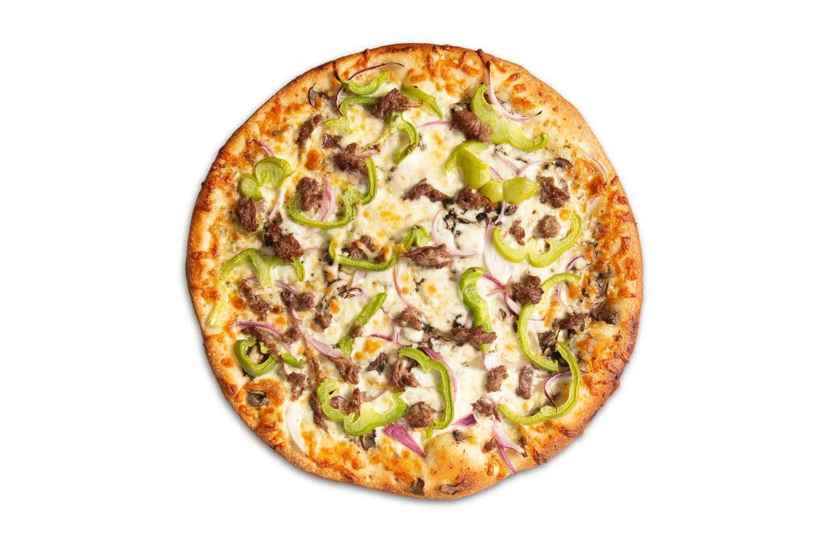 Small Philly Cheese Steak Pizza