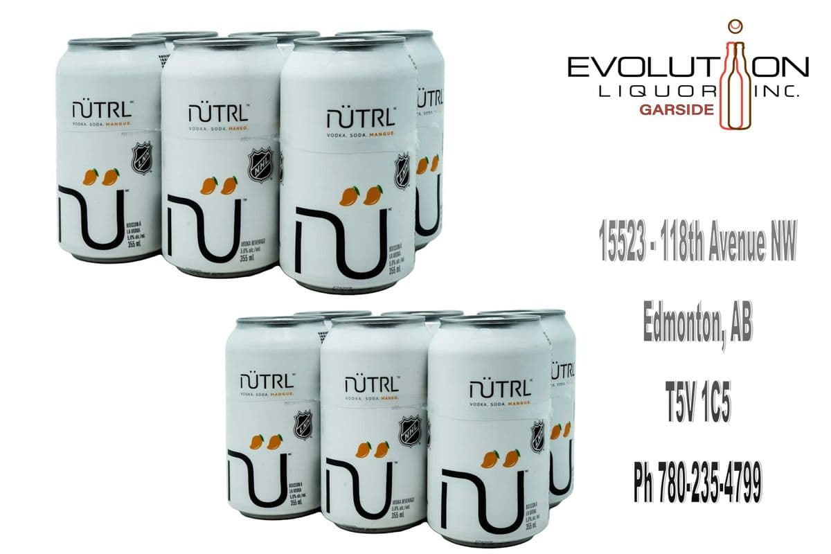 Nutrl Vodka Soda Mango C355-12 (12 x 355ml Can)