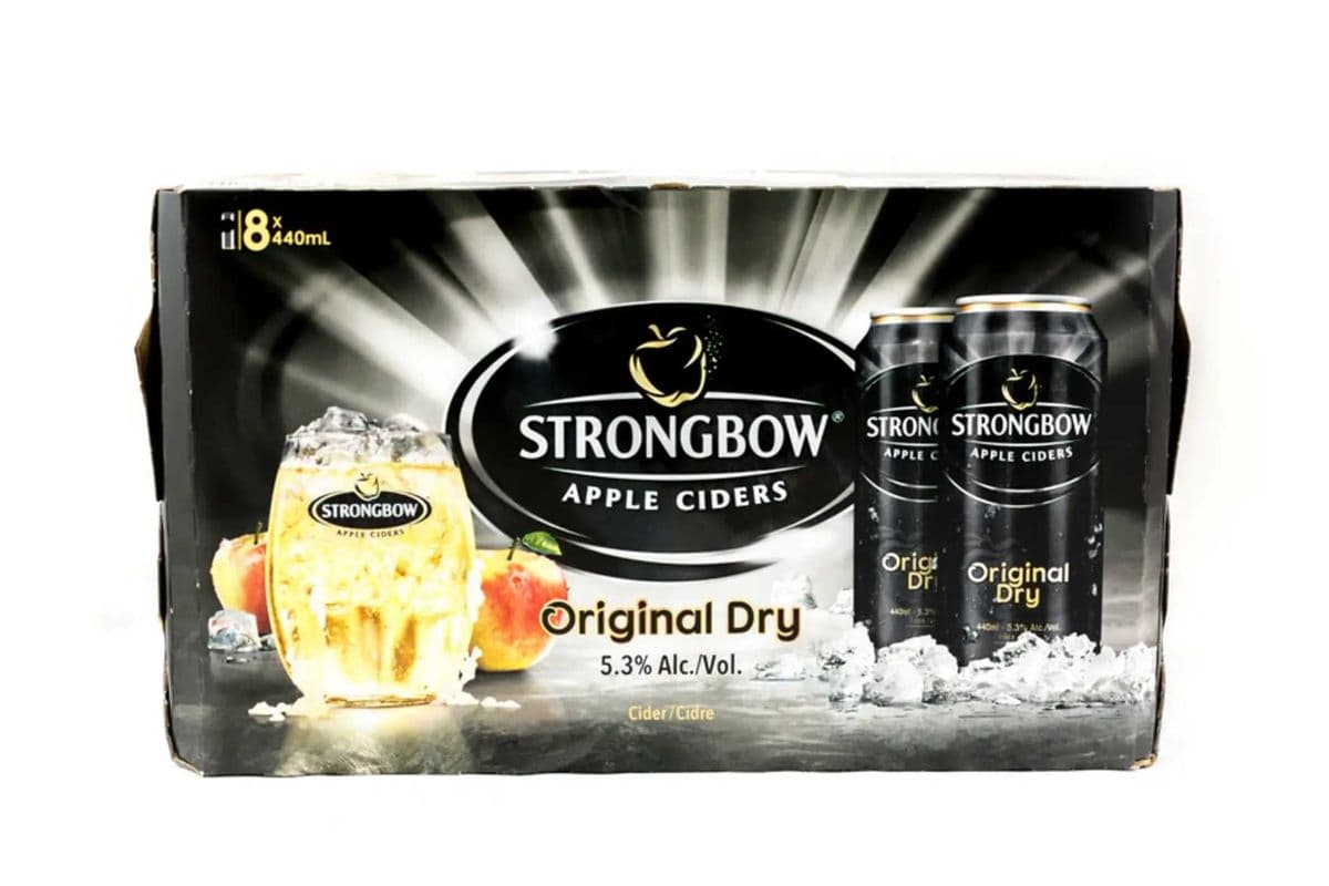 Strongbow Cider (8 x 440 ml Cans)