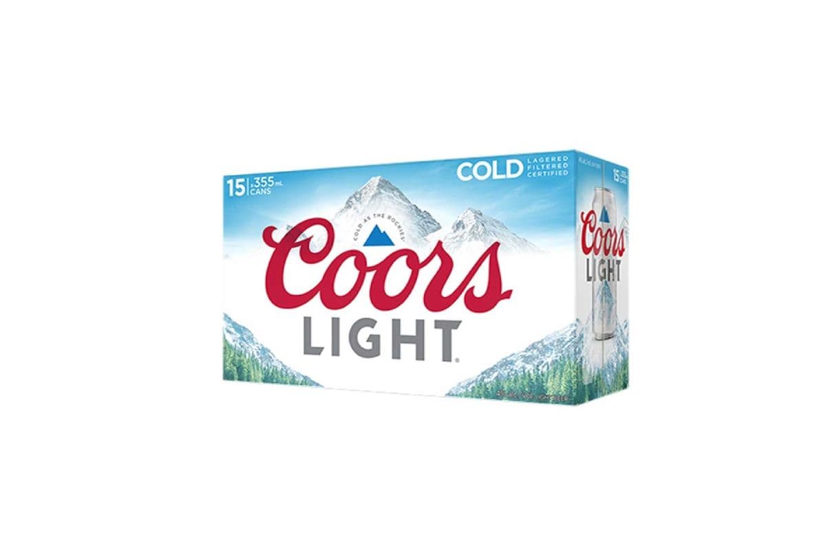 929620. COORS LIGHT (15 x 355ML (CANS))