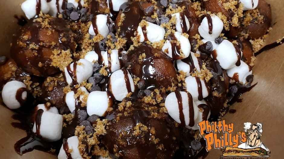 S'more Puffs Mini Pancakes