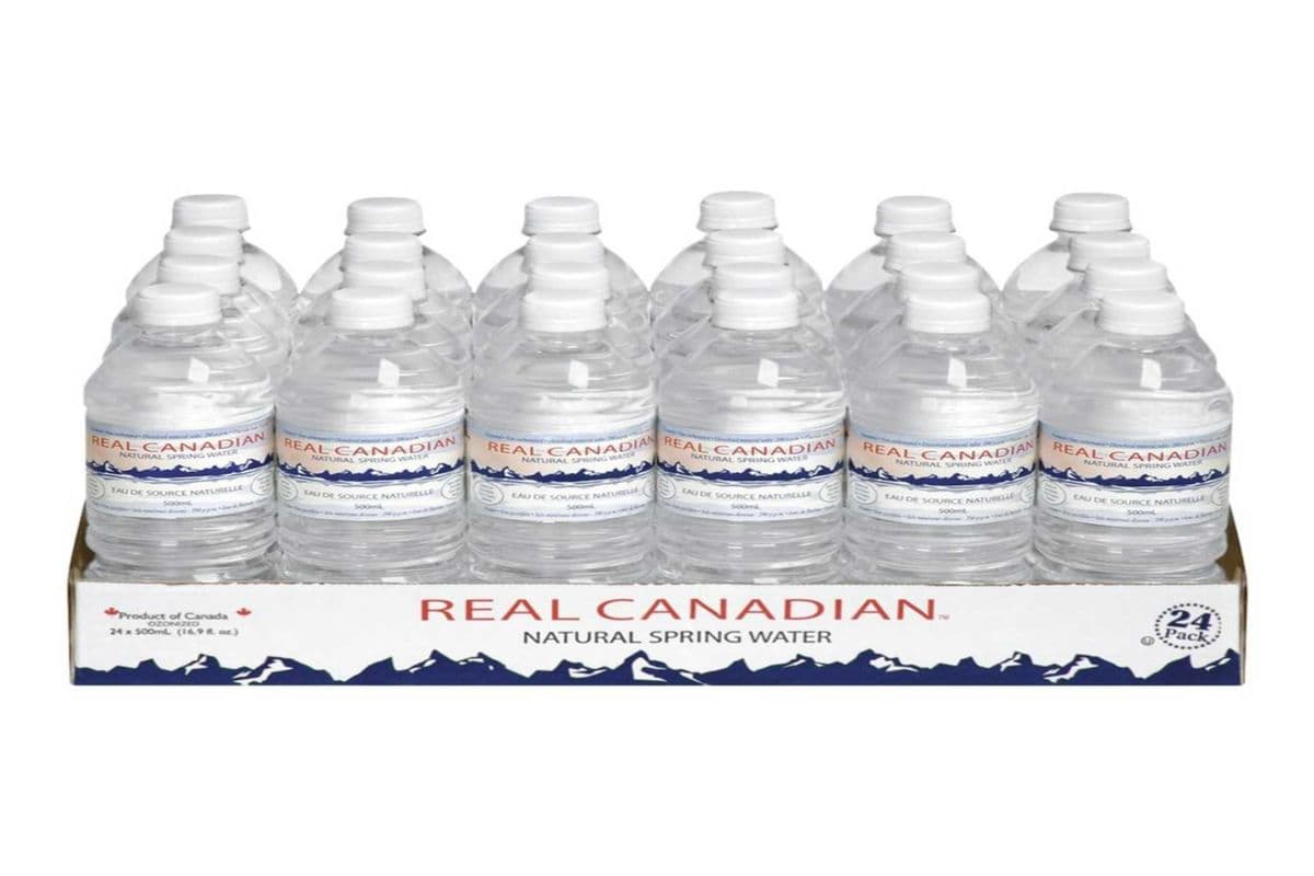 Great Value OR Real Canadian water 24 pk