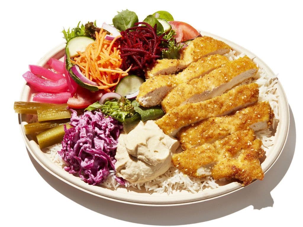 Chicken Schnitzel Plate