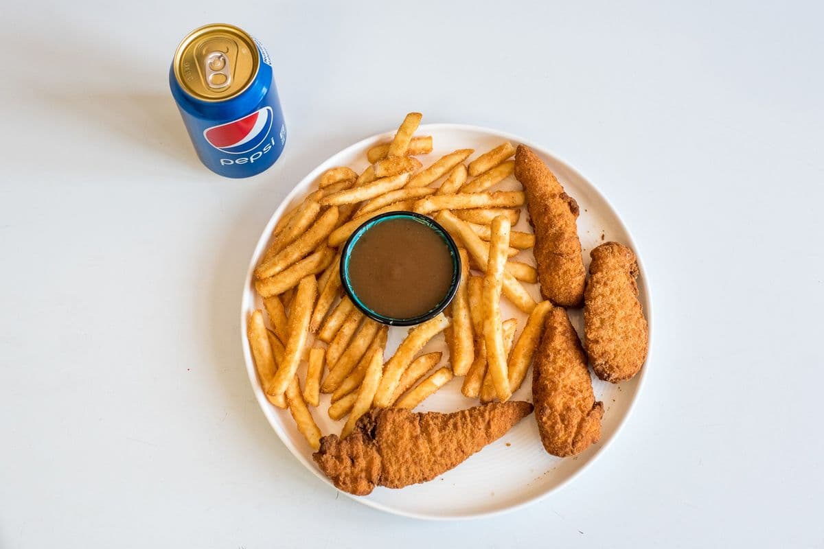 Assiette de doigt de poulet (4 Mcx) / Chicken Finger Plate (4 Pcs)