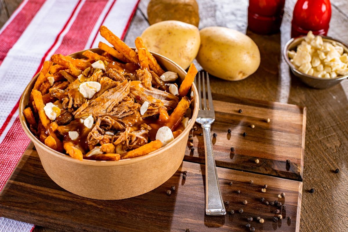 Petite Poutine Porc Effiloché
