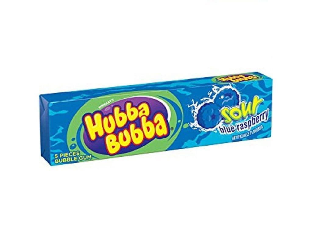 Hubba Bubba Max Sour Blue Raspberry Gum