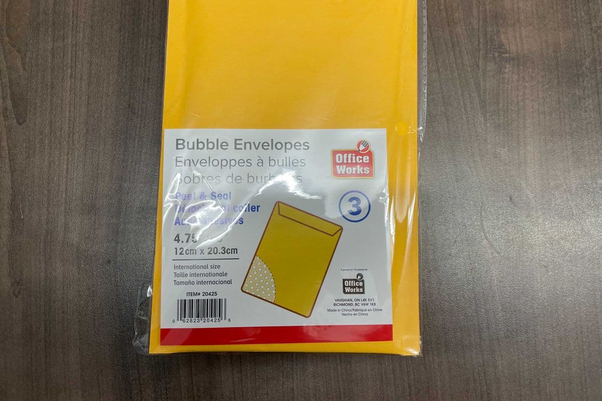 Envelope Bubble 4.75" x 8" 3pc (3 pcs)