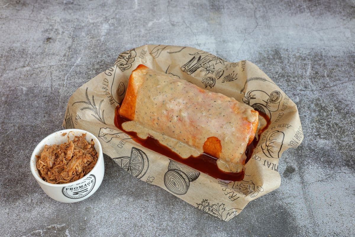 Carnitas Enchilada Combo