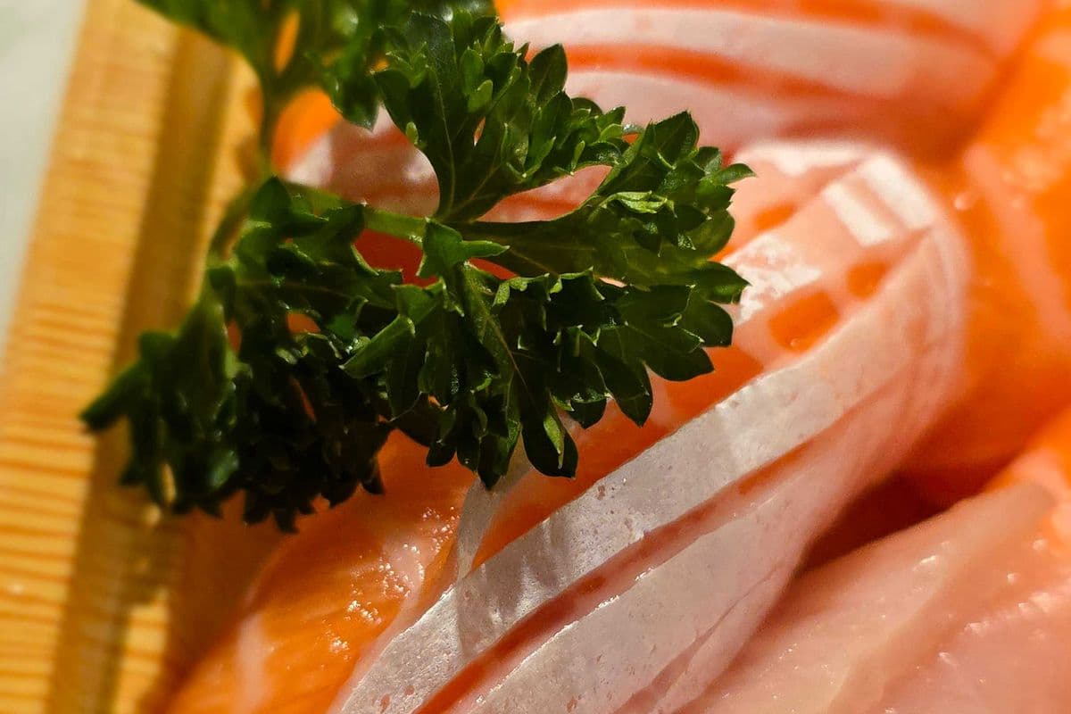 Salmon Toro Nigiri Sushi