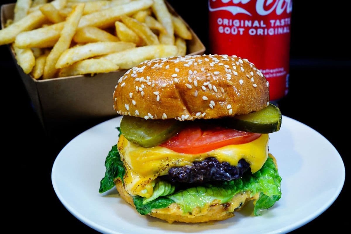 Burger boeuf sur grille Trio
