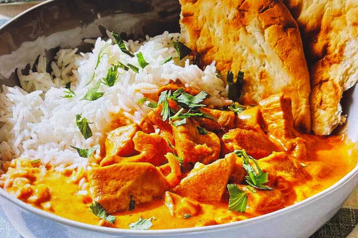 Indian Butter Chicken Dinner