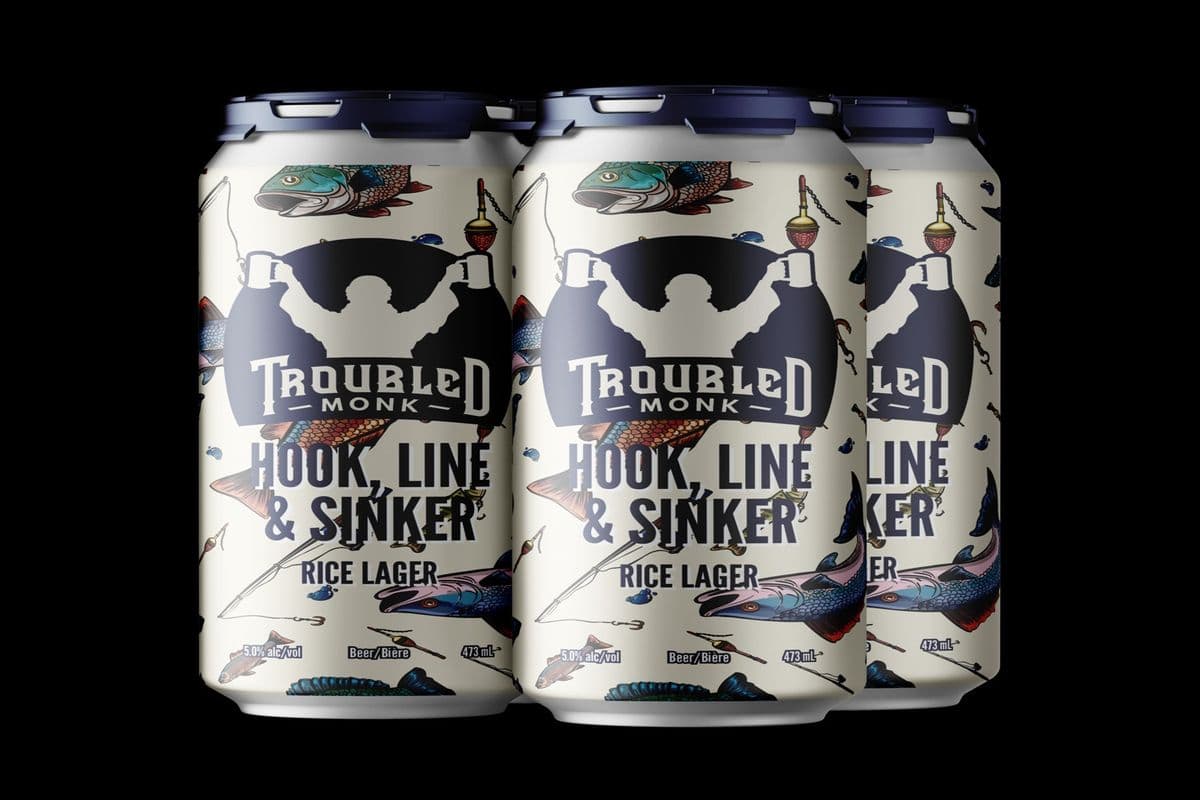 Hook, Line, & Sinker Rice Lager (1 x 473ml)