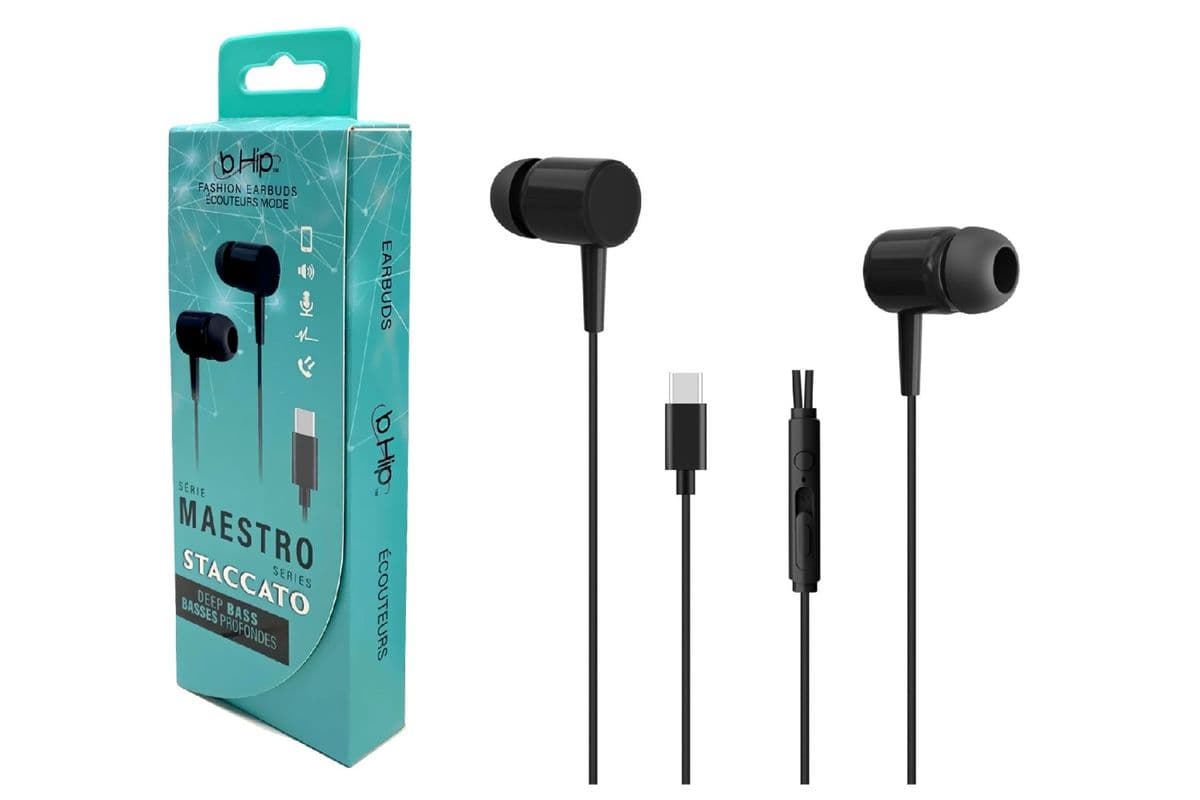 BHIP écouteurs à type-C STACCATO / BHIP STACCATO Type-C Tip Earphones