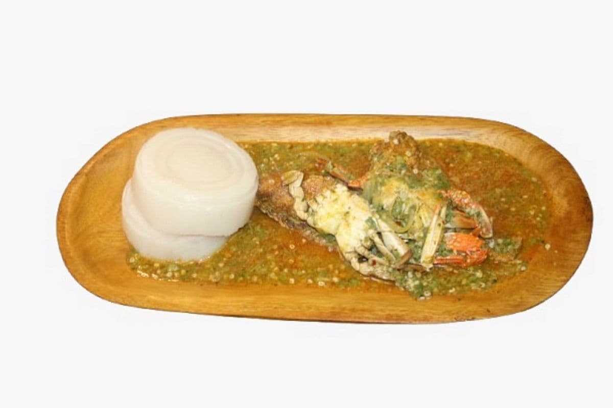Assiette sauce gombo ou okra