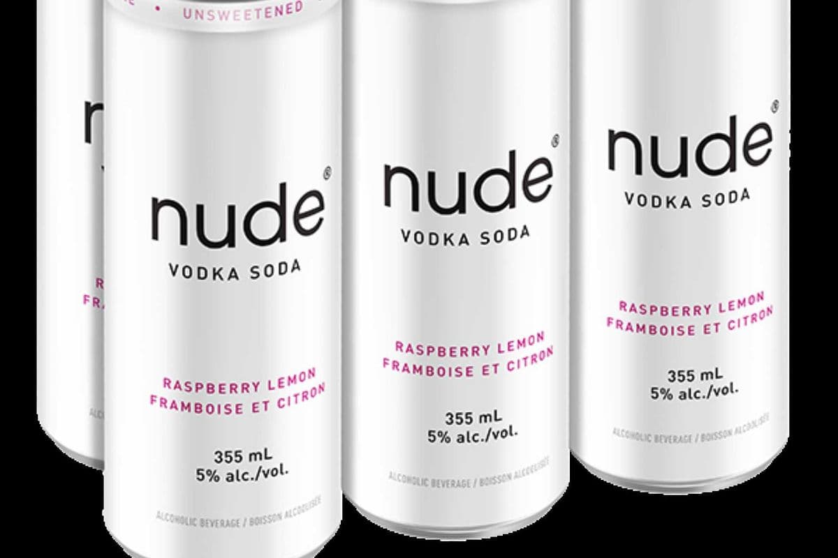 Nude Vodka Soda Raspberry Lemon (6 x 355 ml)