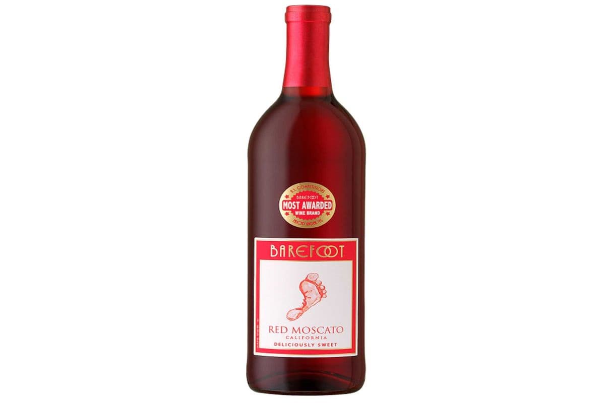 BAREFOOT RED MOSCATO 750 ML (1 x 750ML)