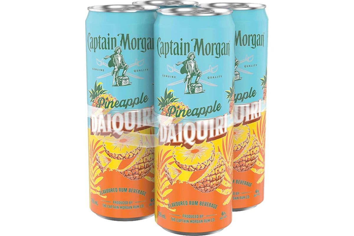 Captain Morgan Pineapple Daiquiri (4 x 355 ml)