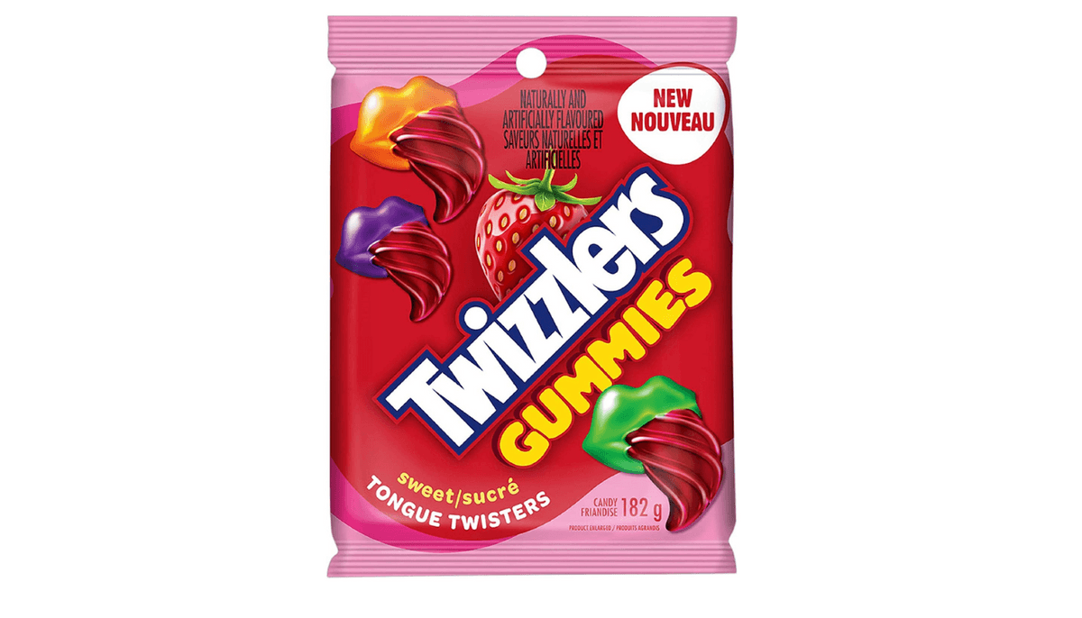 TWIZZLERS Gummies Sucrées Tongue Twisters / Sweet 182g