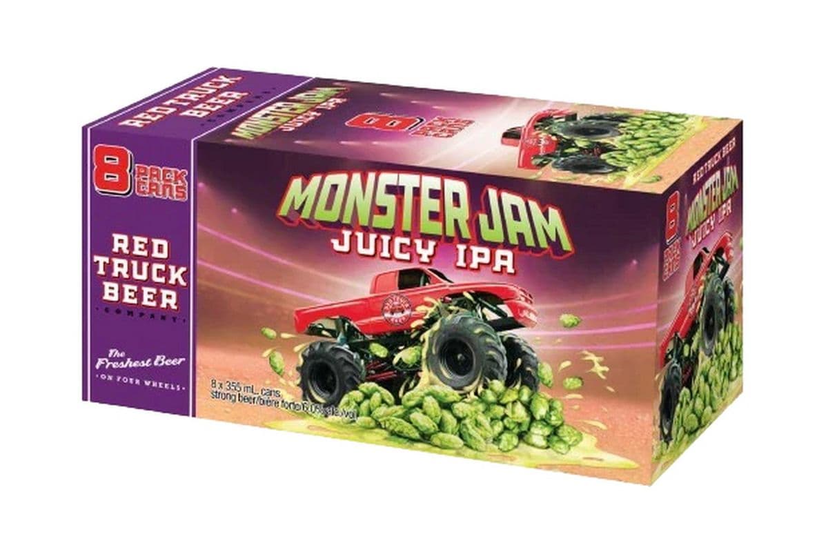 Red Truck Monster Jam Juicky Beer (8 x 355 ml)