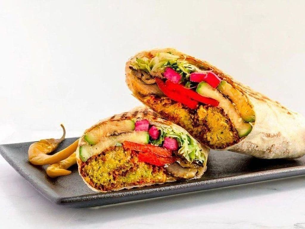 Falafel Saj Wrap Online