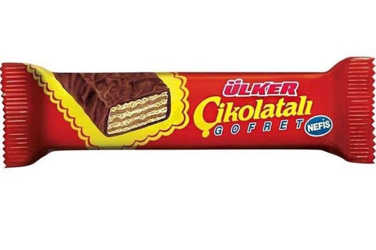 ULKER CIKOLATALI GOFRET MILK CHOCOLATE COATED WAFER 36G