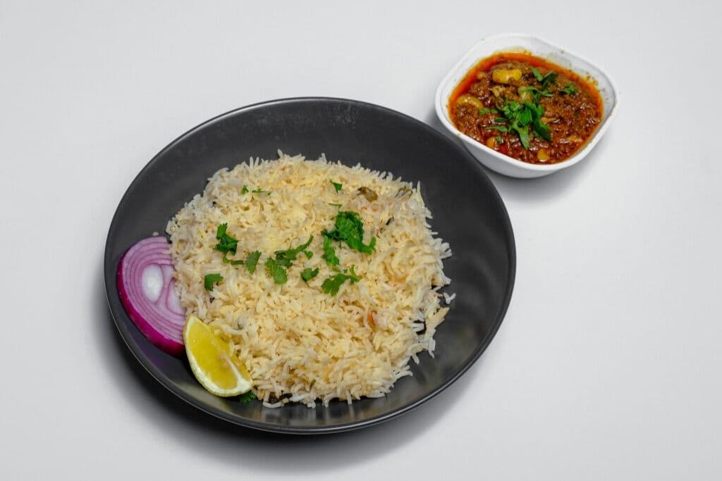 Pulao with Goat Curry