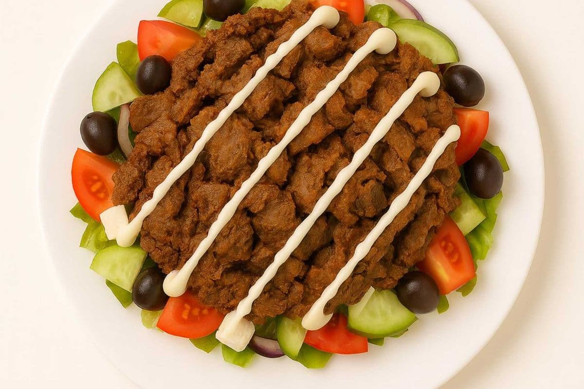 Alley Gyro on Ice Salad