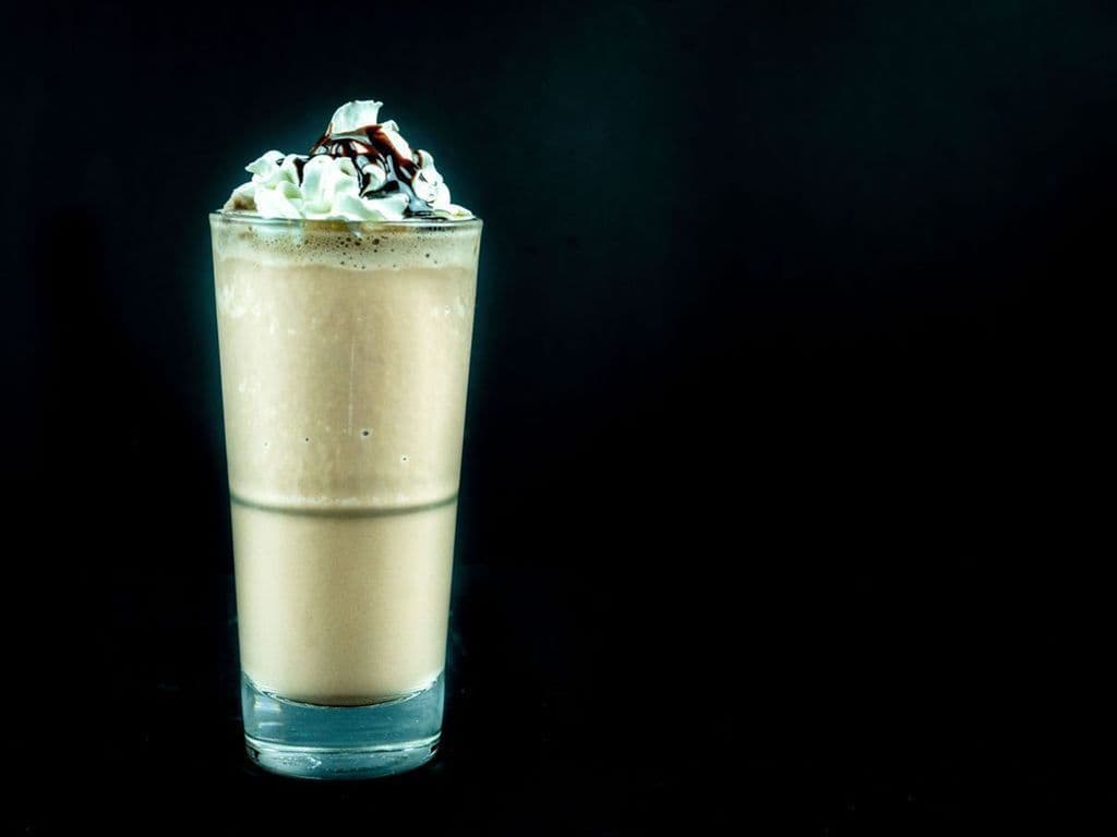 Chocolate milk shake