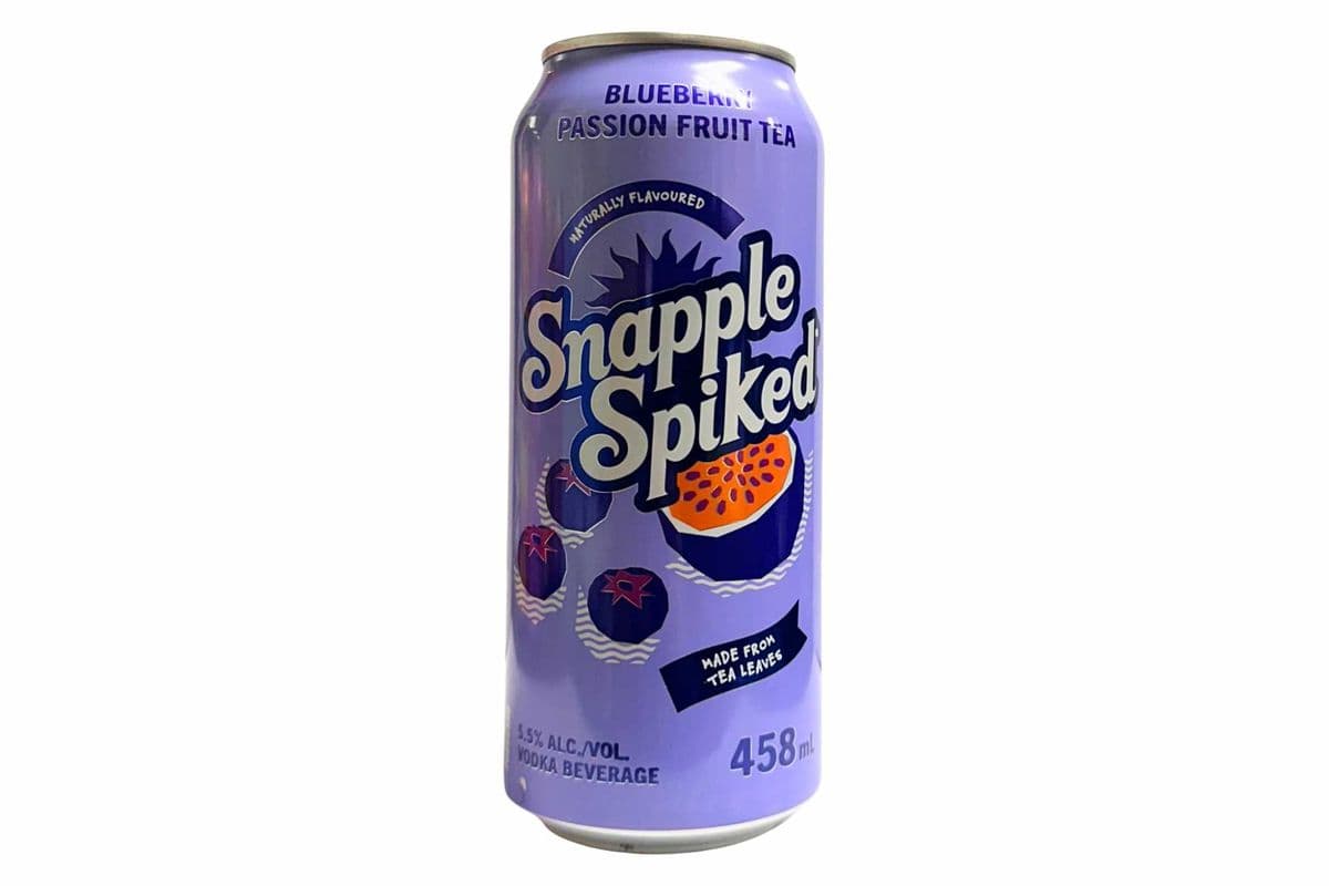 Snapple Spiked Blueberry Passion Fruit tea (1 x 458mL Can)