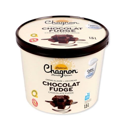 Chagnon Crème glacée Fudge au Chocolat 1,5L / Chagnon Ice Cream Chocolate Fudge 1,5L