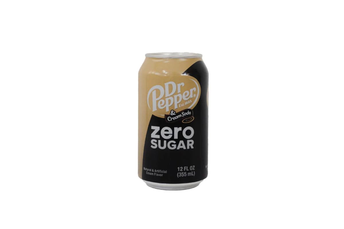 Dr Pepper & Cream Soda Zero Sugar (355 ml)