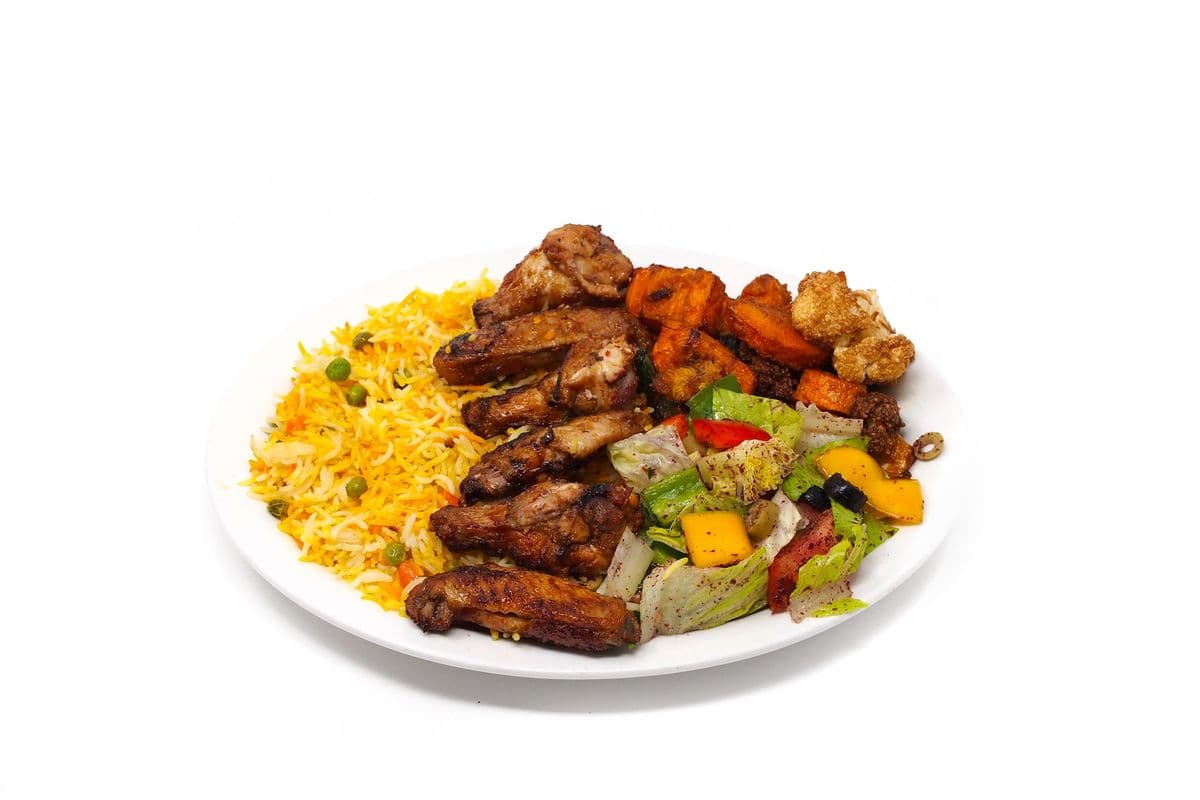 Zesty Greek Wings Plate (5 pcs)