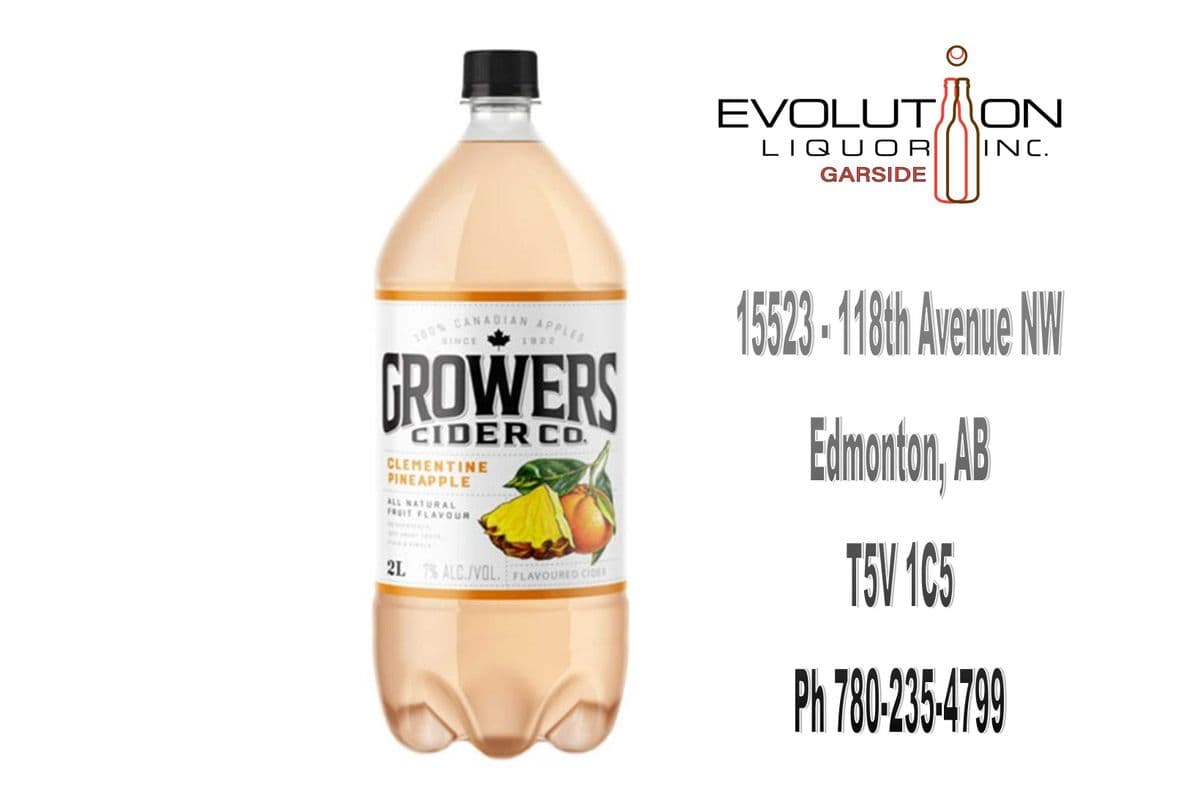 Growers Cider Clementine Pineapple P2000 (1 x 2L Plastic Bottle)