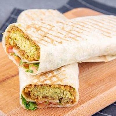 Saj Falafel Wrap