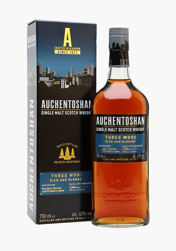 Auchentoshan Three Wood (750 ml) (1 x 750ml )