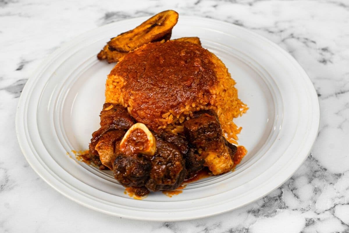 Jollof Rice With Goat