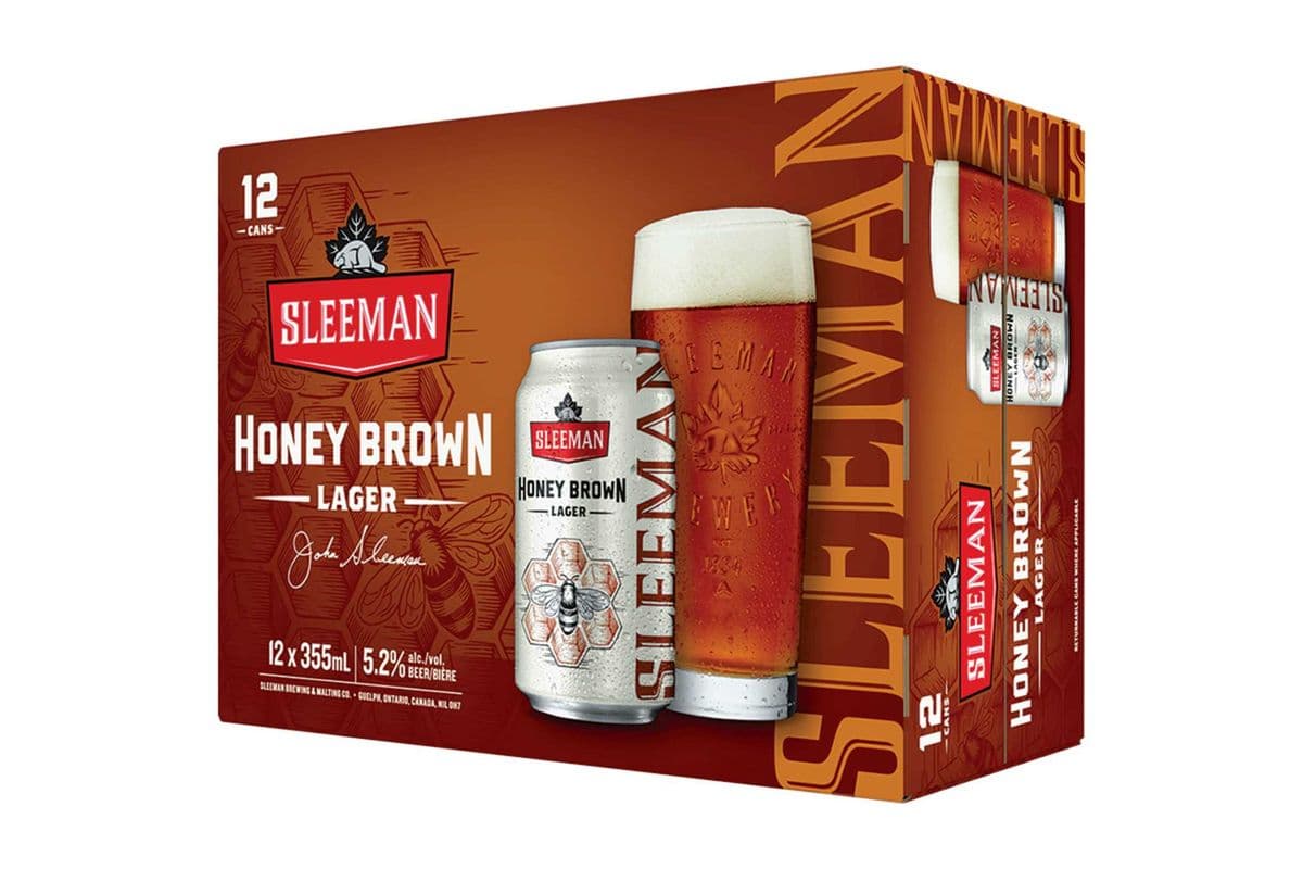 Sleeman Honey Brown Lager (12 x 355ml Can)