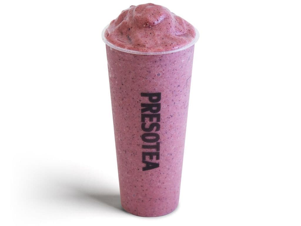 Frappé glacé mangue-bleuet / Fresh Mango Blueberry Slush