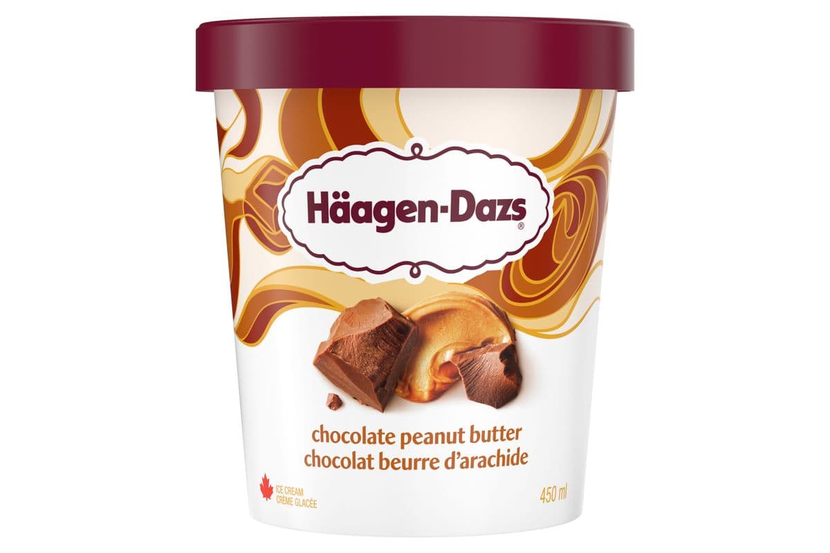 Haagen Dazs Chocolat beurre d'arachide (450ml) 77653 / Haagen Dazs Chocolate Peanut Butter (450ml) 77653