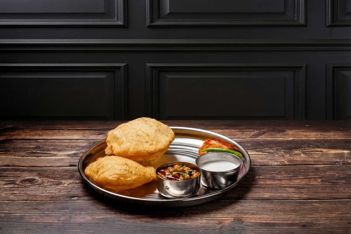 Chole Bhature & raita