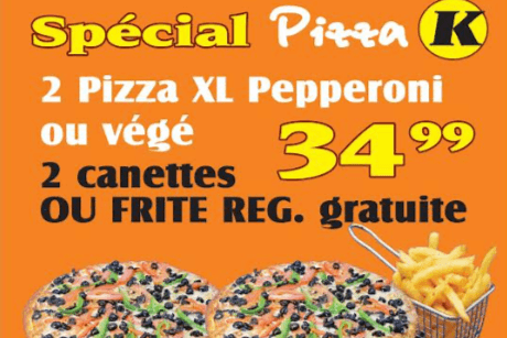 Special Pizza K - 2 Pizza XL + Choix