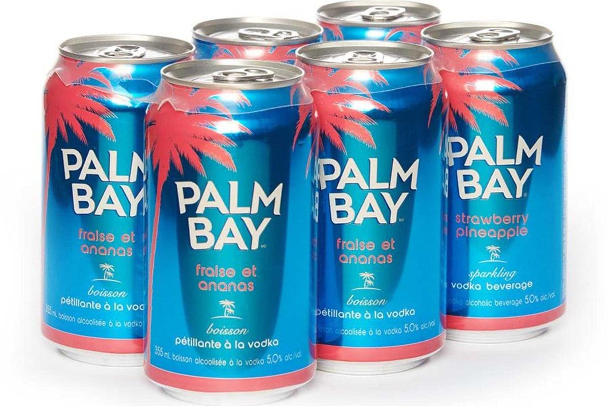 PALM BAY STRAWBERRY PINEAPPLE 6PACK (6X355ml) (1 x 355ml)