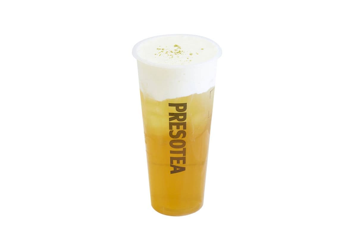 Salted Milk Foam Jasmine Green Tea