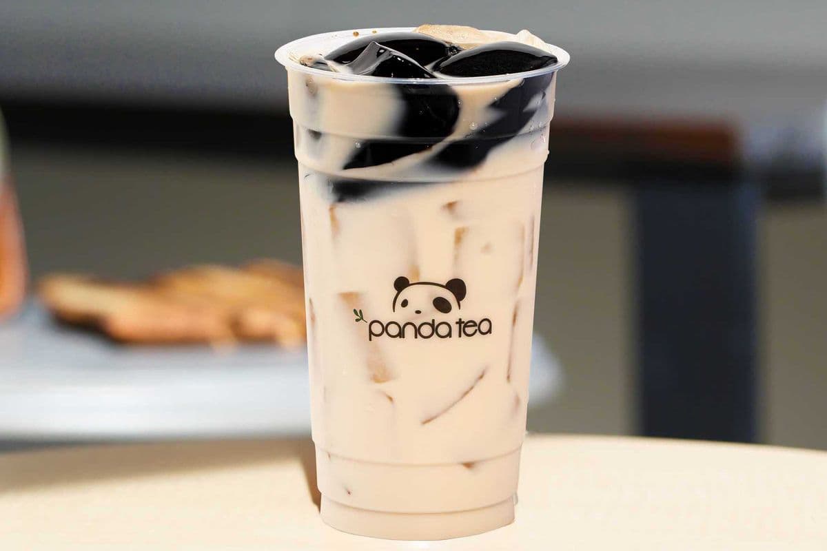 Herbal Jelly Milk Tea 仙草凍奶茶